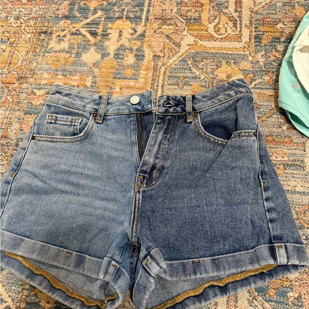 Pacsun Two-Tone Denim Women's Shorts